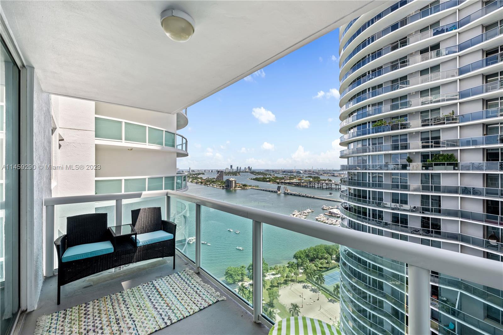 Step into the most spacious 1-bed, 1.5-bath condo, boasting 1095 SF of living area with 1 assigned parking space. Situated on the 30th floor of 1800 Club Condominium. Offers south-east views of the Biscayne Bay and is located in Edgewater, minutes away from Downtown Miami, South Beach, Midtown Shops, and the Design District. The area is surrounded by several gastronomic and entertainment options. The building amenities include: sauna and steam rooms, heated swimming pool and 24-hour concierge, security, and valet parking services, plus additional bicycle storage. Right across the street you will find Margaret Pace Park featuring tennis and basketball courts, soccer fields, children's playgrounds, BBQ areas, and even a dog park for your furry friends.Information is deemed to be reliable,
