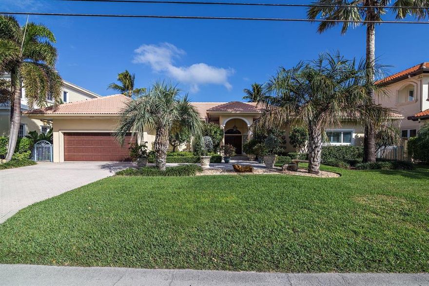 All Sizes Approx. Once In A Lifetime Is A Home Offered For Sale On The Intracoastal In LHP For This Price! This Intracoastal Estate Is On The Most Desirable Waterway! Wide Part Of The Intracoastal Looking Across At Hillsboro Mile Mansion Row! No Wake Zone, Minutes To The Hillsboro Inlet. Long Water Views, Lighthouse Within Viewing Distance! Enjoy The Boats Going By While Relaxing By Your Architectural Pleasing Backyard That Offers Pool, Spa, Large Patio And A Garden Walkway To The Dock. Landscaped Designed To Give Privacy Where needed. 90 Foot Dock Has Water And Electric Plus A 30,000 lb. Boat Lift That Can Hold Up To A 45 Foot Boat. Large Front And Side Yards Add To This Piece Of Paradise! 3 Bedrooms, 3 Baths, Very Open Floor Plan.