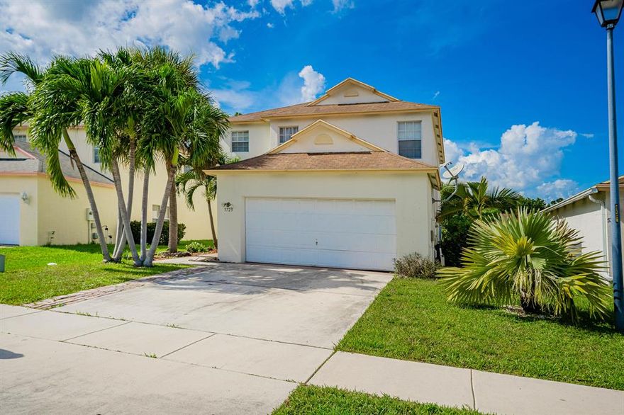 Location! Location!! Location!!!
One of the best and safest location to live in the West Palm Beach. This single family  4 Bedrooms 2.5 Bathrooms is CBS Construction  and upstairs all rooms and staircase is hard wood flooring has two car garage and tropical garden in the back. The manned gated with 24/7 roaming security community gives you peace of living. One of the most desirable Community with all kind of amenities gives you extra value for everyday life. Parks and green spaces, Outdoor resort-style pool, Play Ground, Paved trail systems for walking, jogging, biking, etc. 
The property is closed to all major highways, Supermarkets, Banks, top grade Schools and many more.