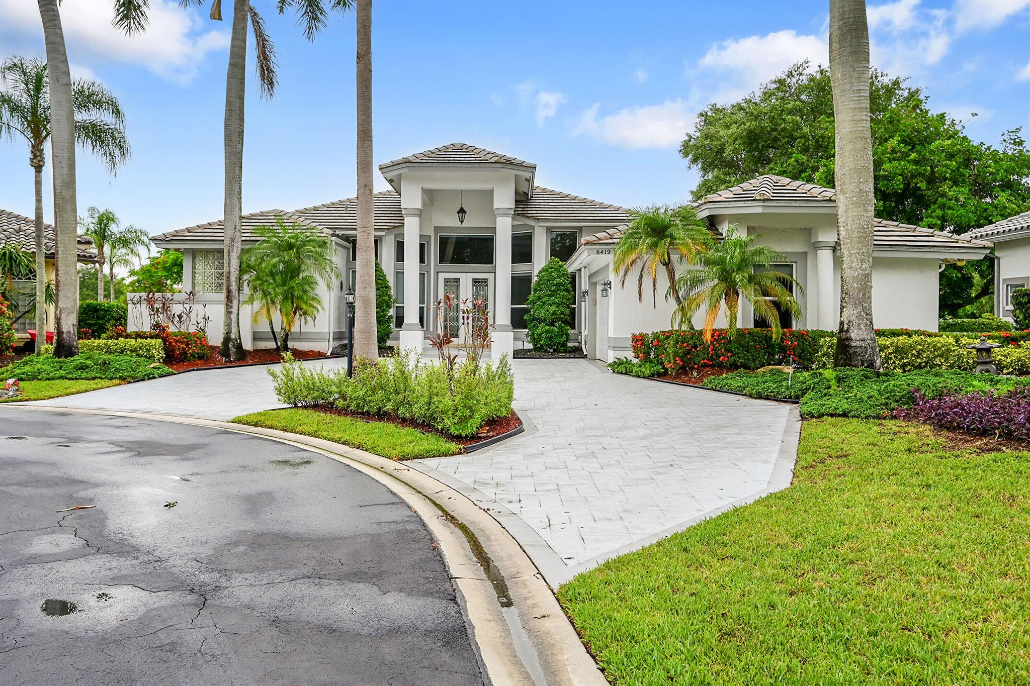 Welcome to your Parkland oasis! This spacious 5BR, 3.5BA pool home on a quiet cul-de-sac offers peaceful lake views and a lifestyle you'll love. A bright, open layout features a family room with wet bar adjoining the kitchen with gas stove, breakfast bar, pantry, fridge, and dishwasher, perfect for gatherings. The large master suite offers 2 walk-in closets, dual sinks, jacuzzi tub, and separate shower. Bedrooms 2 & 3 share a Jack-and-Jill bath, while bedroom 4 has a private bath. Bedroom 5 is perfect as a home office with built-in desk. Enjoy a heated pool, covered patio with auto shades, and fully fenced yard for privacy. Impact windows, cabana bath, interior laundry with washer, dryer, sink, and a 2-car garage complete this inviting home near parks, dining, and top-rated schools!