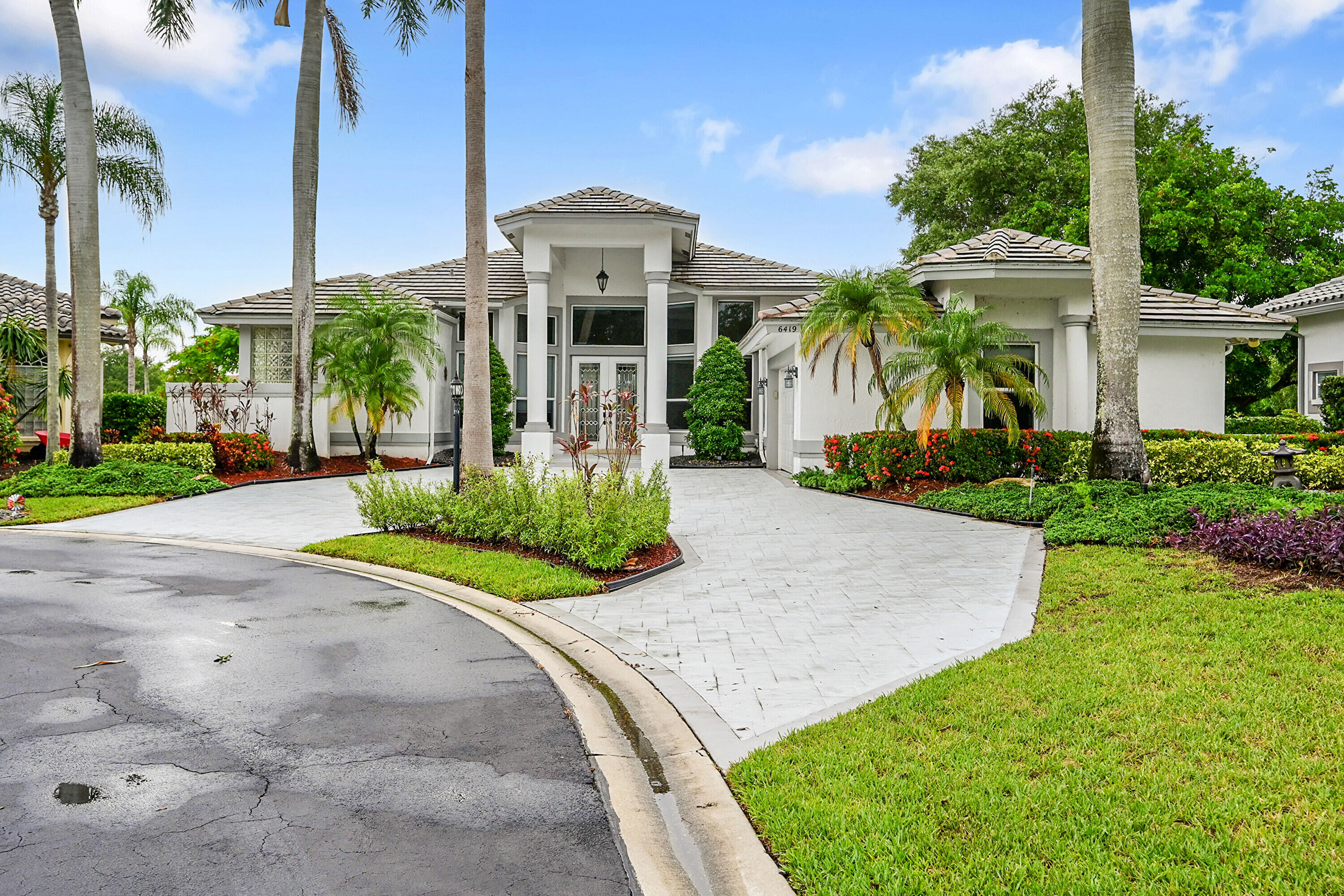 Welcome to your Parkland oasis! This spacious 5BR, 3.5BA pool home on a quiet cul-de-sac offers peaceful lake views and a lifestyle you'll love. A bright, open layout features a family room with wet bar adjoining the kitchen with gas stove, breakfast bar, pantry, fridge, and dishwasher, perfect for gatherings. The large master suite offers 2 walk-in closets, dual sinks, jacuzzi tub, and separate shower. Bedrooms 2 & 3 share a Jack-and-Jill bath, while bedroom 4 has a private bath. Bedroom 5 is perfect as a home office with built-in desk. Enjoy a heated pool, covered patio with auto shades, and fully fenced yard for privacy. Impact windows, cabana bath, interior laundry with washer, dryer, sink, and a 2-car garage complete this inviting home near parks, dining, and top-rated schools!