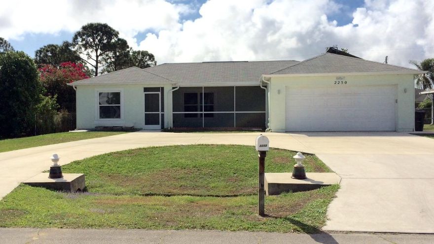 IMMACULATE CONCRETE  3/2/2 POOL HOME ~ WITH IMPACT WINDOWS and DOORS ...EXTREMELY WELL KEPT HOME NEEDS NOTHING ~ SOLAR PANEL FOR HEATED POOL - Property is 3/4 FENCED IN....Quiet Neighborhood....CLEAN CLEAN CLEAN ~ MINUTES FROM BEACHES AND ALL MAJOR SHOPPING......ONE OF A KIND   EAST OF US 1