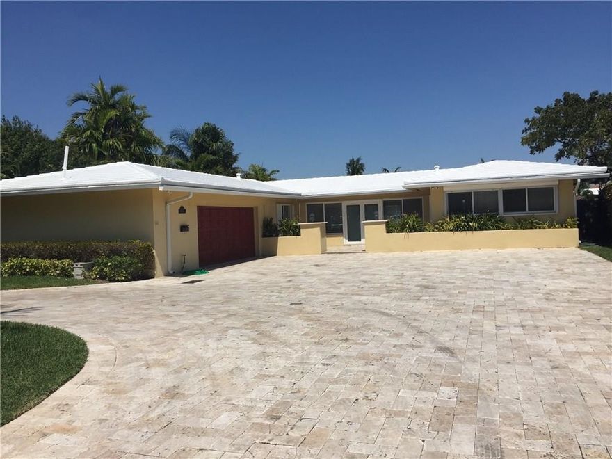 Spacious open floor plan and recent renovations make this beach are home a winner! Situated on a large lot in this sought after waterfront community. Short walk to the widest most pristine beach. View the cruise ships arriving and departing from the jetties! Close to shopping and dinning, downtown and the air and seaports. 80' on the wide waterway with limited boat access to the Atlantic Ocean! Room for a pool and waiting for your finishing touches!