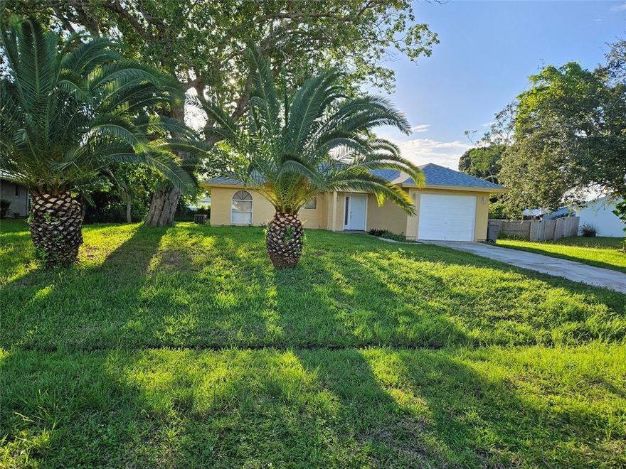 Welcome Home! 3/2 Single family in Port St. Lucie boasting an open floorplan, with tile floors throughout. SS appliances throughout the kitchen, washer/dryer, 1-car garage and ample parking for at least 2 vehicles in the long driveway with large front/back yards plush with green grass and healthy trees. The home is conveniently located 20 minutes from the Jensen area beaches and nightlife. The neighborhood is right off of Port Saint Lucie Blvd with instant access to Florida's Turnpike for quick and easy commute to surrounding areas: Central Florida theme parks, Tri-County/ South Florida Area.