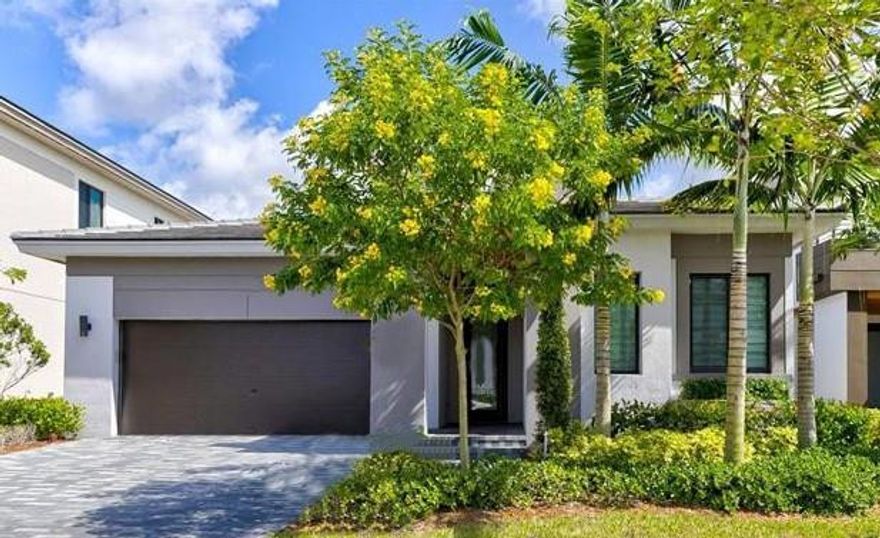Beautiful Bonita model home was completed in 2018 at Cascata. Move right in to this home with open floor plan with 4 bedrooms and 3 bathrooms and 2 car garage. Tile throughout the living and carpet in the bedrooms, impact windows and tankless water heater. Beautiful kitchen with gas stove-top and Stainless Steel appliances. Split bedroom plan, master bedroom has 2 walk in closets, master bathroom has a separate shower and tub, second bathroom has its own suite. Yard has room for a pool.  Enjoy the use of Miralago and Cascata amenities from Clubhouses, to tennis courts, basketball courts, raquetball, playgrounds and resort style pools & kiddies pools. A rated schools.