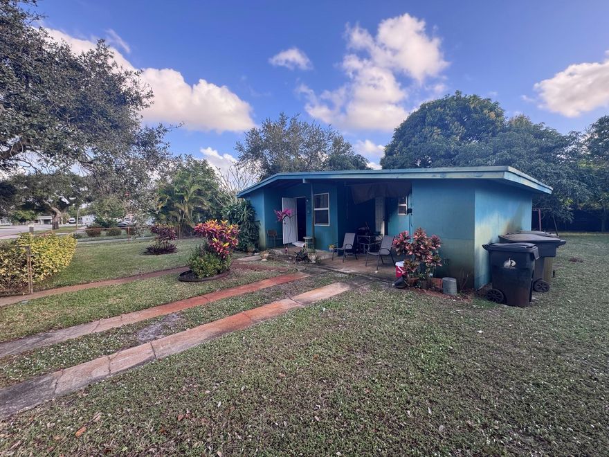 Opportunity awaits with this 3-bedroom, 1-bath home featuring a one-car carport and situated on a generously sized lot with NO HOA. The property needs some TLC, making it ideal for a first-time homebuyer looking to customize their space or an investor seeking value and upside potential. The expansive lot offers room for future expansion, outdoor living, or additional improvements. Conveniently located near schools, shopping, dining, and major highways. A great chance to add value in a desirable Broward County location.