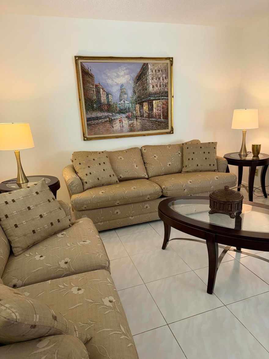 Immaculate 1-bedroom, 1.5-bath first-floor corner unit in Kings Pointe. Bright and open living room and dining area, perfect for relaxing and everyday meals. Enjoy a screened porch off the master bedroom and enjoy your morning coffee . Well-maintained and ready for new buyers to add their personal decorative touches."