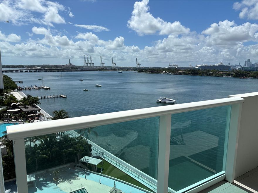 Fully furnished gorgeous studio with stunning Water/Bay and downtown skyline view. Renovated with meticulous attention to detail, featuring a sleek fireplace, walk-in closet, impact windows/sliders, crown moldings, hidden surround sound and a brand-new AC system. Lots of space, 3 closets (walking, linen and storage). Basic cable, High Speed Internet and water included. Amenities Include a State-of-the-art Gym, Business Center, convenience store, Amazon Lockers, Concierge 24hs, Valet Parking, Party Room. Enjoy a Spectacular Outdoor Pool, Jacuzzi and BBQ areas, all overlooking the bay. Perfectly situated in SoBe on trendy West Avenue, this move-in-ready residence offers the ultimate lifestyle at an incredible value. Easy to show and impossible not to love—don’t miss out!