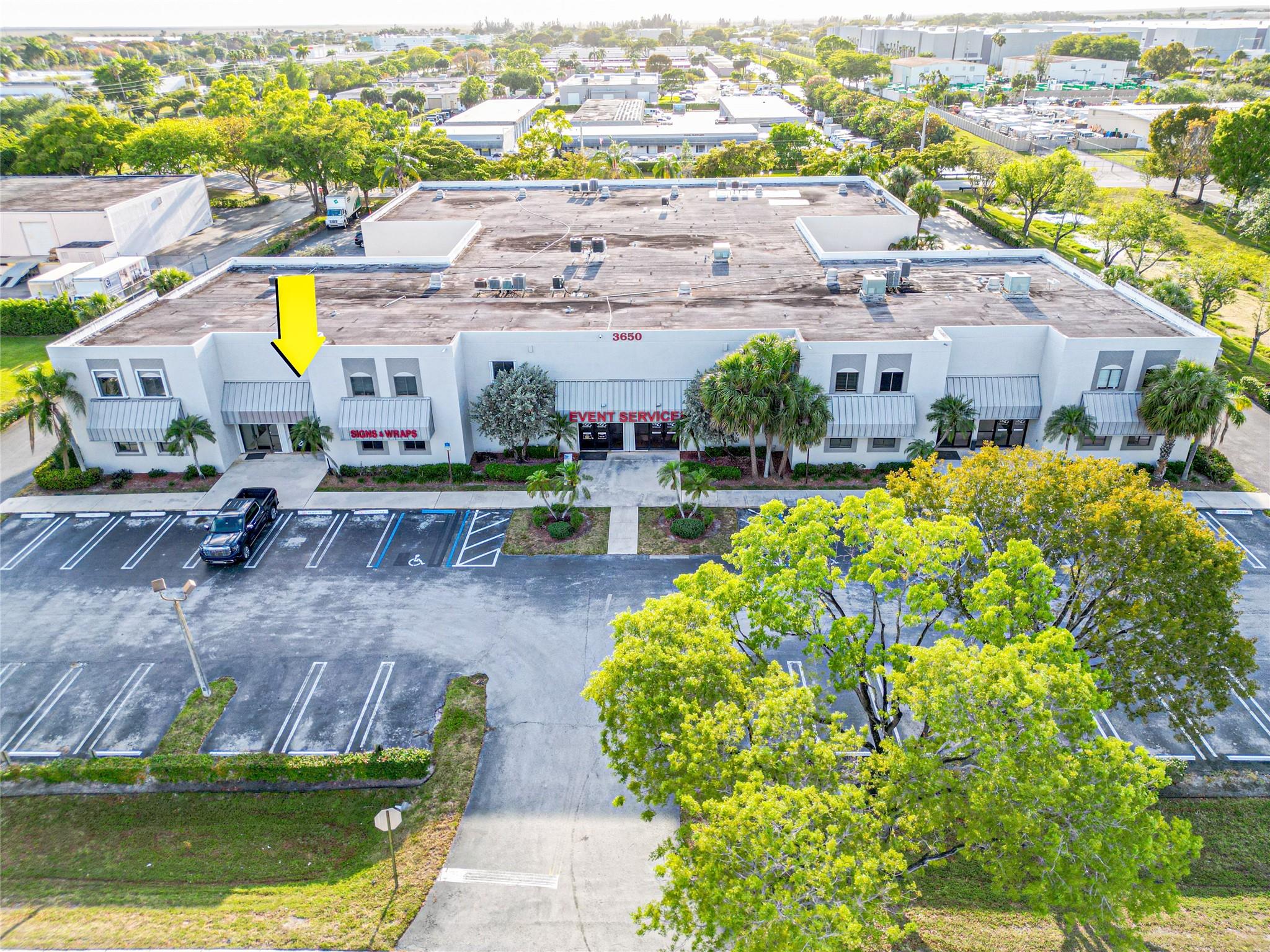 Prime Location! Modern 2 Story 4129+/- Sq Ft Office/Industrial Condo Warehouse With Frontage On Directly Coral Ridge Drive, Minutes To Sawgrass Expressway & Turnpike. Unit Is Fully Air Conditioned, With 18 Ft Ceilings And A 10x10 Roll Up Door At Grade Level. 3 Large Private Offices With The Possibility Of 5 Or More, 2 Well Appointed Bathrooms And A Kitchen. Property Also Has 9 Assigned Parking Spaces, With Plenty Of Additional Parking Available. This Property Is A Must See!!