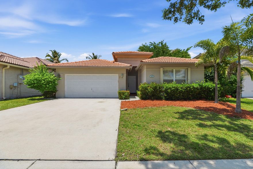 Beautiful one-story home featuring 3 bedrooms, 2.5 bathrooms, and an attached 2-car garage with an inviting open floor plan designed for comfortable living and entertaining. The spacious kitchen offers a large island, ample cabinet space, and flows seamlessly into the main living and dining areas. The primary suite provides a relaxing retreat with a private bath, while the additional bedrooms offer flexibility for guests, a home office, or hobbies. Step outside to enjoy a back porch and fenced backyard, perfect for relaxing or outdoor gatherings. One or more photo(s) was virtually staged.