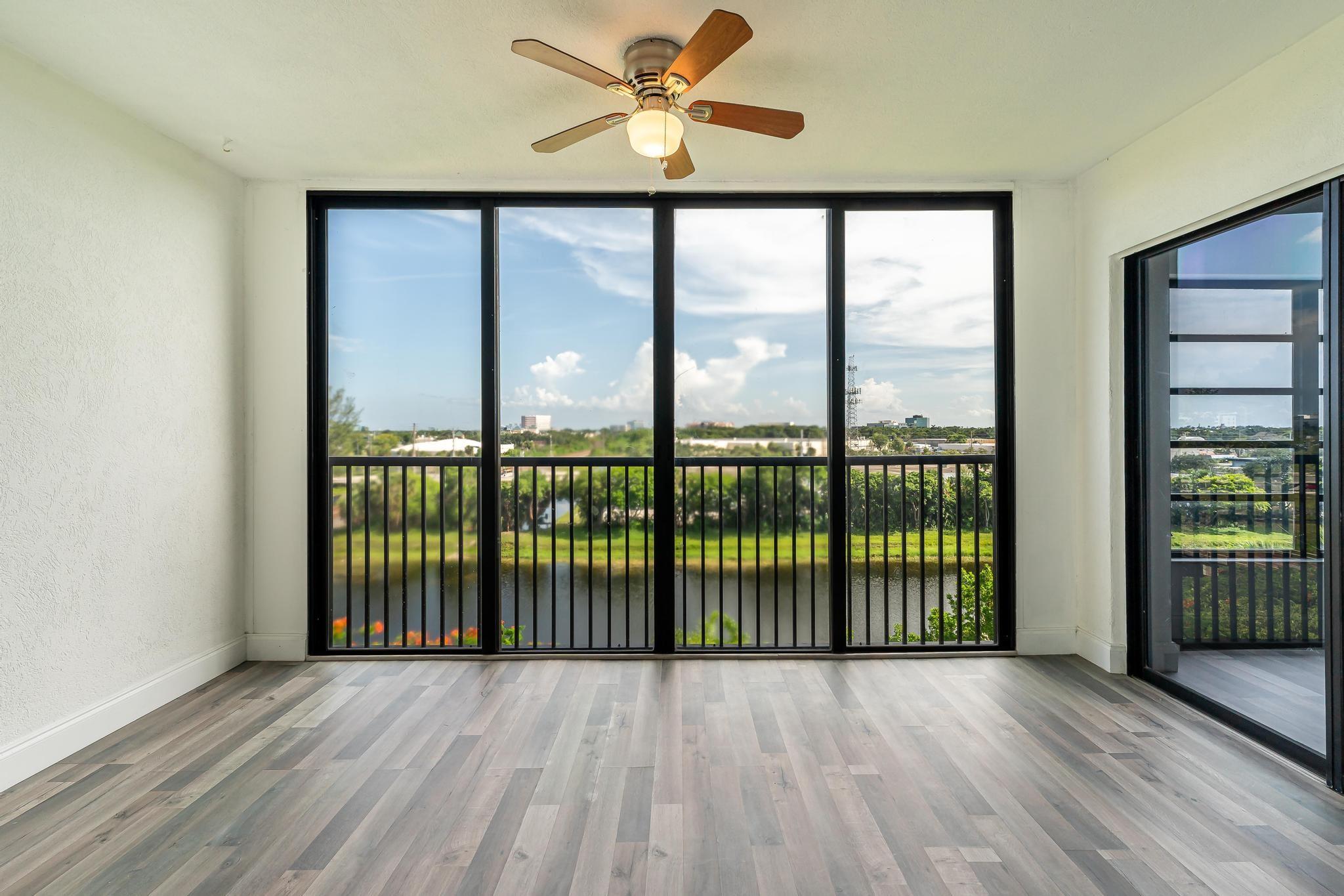 DELUXE "KING" 1/2 Totally Remodeled w/Permits. Larger than 2-Bedrooms in Area! Expansive Layout has Seamless Transition from Great Room to Waterfront Enclosed Balcony, for Seemingly Endless Living Space. Rapturous Views Capture the Iconic Florida Scenery. Sliders Can Be Opened to Let in the Canal Breeze Connected to the Intracoastal. Brand-New Designer Kitchen w/Quartz Counters, White Cabinets, Tile Backsplash, Stainless Steel Appliances. Coastal Contemporary LVP Flooring. Enormous Owner's Suite w/Double Walk-In Closets. Two Full Luxurious, Hotel-Grade Baths. New Light Fixtures/Fans; Fresh Paint; Washer/Dryer Hookup in XL Walk-In Utility Rm. All-Ages. 2 Pets <20#. Pool, Spa, Sauna, Clubhouse, Tennis, Gym. Walk to Dining, Golf, Casino, TopGolf. Short Drive to Starbucks, Publix, Beach, 95.