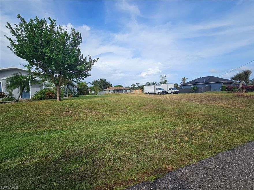 You're going to love this amazing location in NW Cape Coral! This beautiful lot is nestled in a vibrant community, with at least 10 new homes currently being built nearby. It's the perfect spot for homebuyers and investors looking for a prime area. Plus, you'll be just a short distance from Crystal Lake and Park, giving you not just a piece of land but a wonderful opportunity for a fantastic lifestyle!