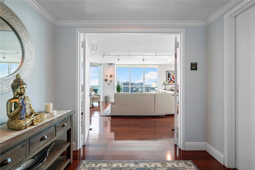 RARELY available 07 Line, SW corner 2 bedroom & 2 full bath residence. This is the most desirable 2-bedroomfloor plan offering Gorgeous Panoramic Views of the Ocean, Intracoastal Waterways, Downtown Skyline, Las OlasBlvd and More! Enjoy Beautiful Sunrise to Sunset Views from this SW Corner Residence including a PrivateElevator Foyer Entrance & Floor To Ceiling High Impact Glass providing Views from every room! This luxuriousresidence is very spacious (approximately 2,000 square feet of interior space) and includes top-of-the-lineappliances such as Miele & Sub-Zero. Las Olas Beach Club includes 5-star resort-like amenities such asOceanFront Infinity-Edge Pool (service included), fitness center, dedicated 24/7 concierge, & much more!