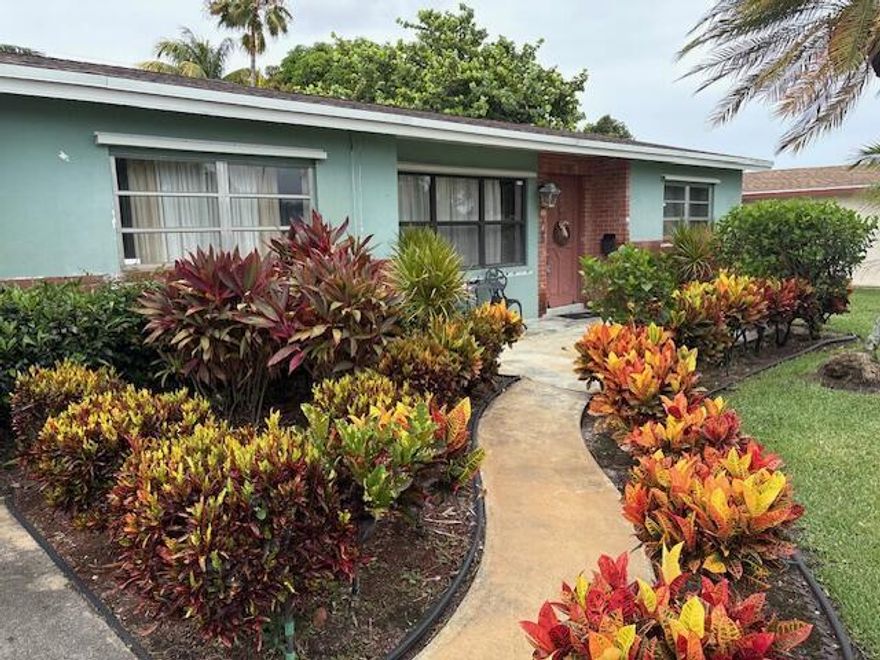 A beautiful home in a great neighborhood. Great location close to I-95, Intracoastal, Singer Island Beaches, restaurants & shops. Downtown Lake Park has that small town charm.  Very light & roomy home with nice open floor plan.  4th bedroom is being used as an office.  Family room leads to screened porch overlooking lushly landscaped fenced backyard & pool. Shed/workshop with electric on side of backyard. Garage plus additional parking in driveway.  House had an extension built in 1985, adjusted building area is 1820 sqft from tax records, total 2072. Work has been done, call me for details.