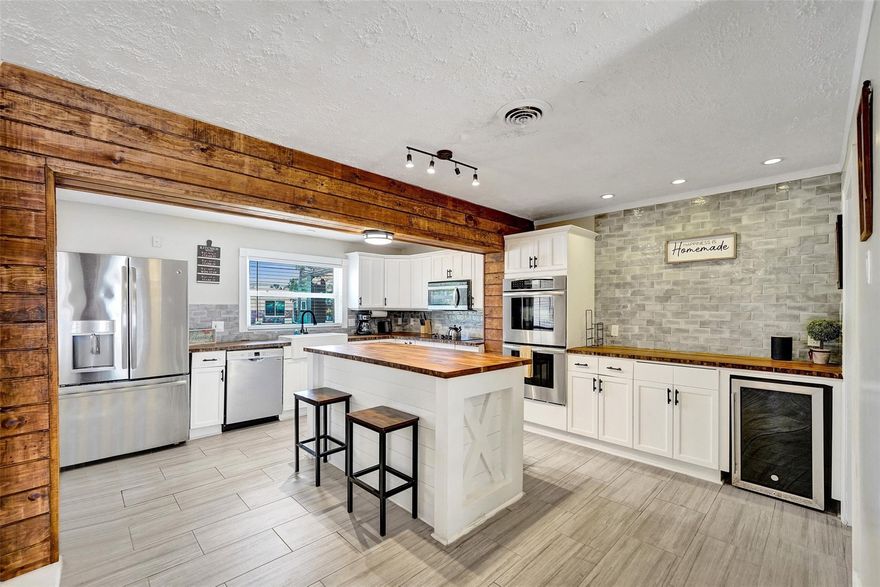 Discover this spacious 5 bedroom 3 bathroom home with a pool, expansive deck and private dock with ocean access. This rental can come furnished or unfurnished. NO HOA. The home features two primary suites, fireplace, an updated kitchen and bathrooms and an outdoor bar area. The property is built for both comfort and entertaining. The open layout offers plenty of room for family visits or social gatherings. Nestled in a quiet neighborhood just minutes from I-95, this gem provides convenience without sacrificing tranquility. The home has a large circular driveway for plenty of parking.