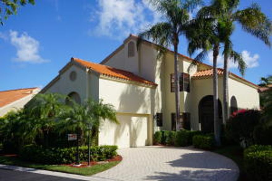 A must see to appreciate!! Highly sought after floor plan in desirable Crystal Pointe. 3 bedrooms, 2.5 baths, 2 car garage. Open and spacious. Very clean and well maintained home is move-in ready. Roof 2006, A/C 2013, water heater 2013, pool pump 2015. Remodeled kitchen with granite counter tops, stainless steel appliances and recessed lighting. Tiled floor through out main living area. Den converted to formal dining area (can be 4th bedroom). Master bedroom is downstairs. 2 upstairs bedrooms with large loft area. Fenced back yard with private in ground pool. Fully furnished and is negotiable. 
Community offers 24-hour manned security. Amenities include pool, exercise room, basketball goal and tennis courts. Less than 3 miles to beautiful Juno Beach.