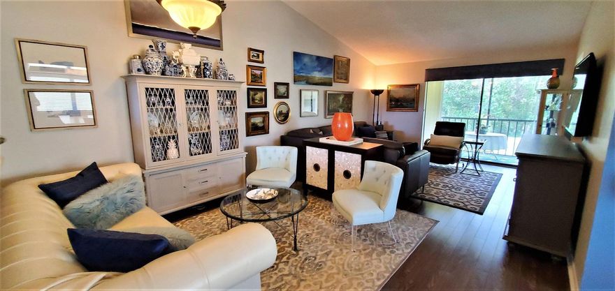 FOR ALL AGES! Charming light and bright 3-bedroom 2-bath condominium with a great floor plan and vaulted ceilings. Currently tenant-occupied paying $2,350 per month. Tenant would love to stay. The primary suite has a spacious walking closet. Lucerne Greens is a friendly community with a great location close to the Turnpike, Wellington, shopping, dining, and a 20-minute drive to the beach. New Roofs and gutters throughout the community. The 79-acre area is being developed to create a new community. This project will feature new infrastructure, walking paths, townhomes, and single-family homes. It is expected to boost the local economy and increase home values in the area. Community has great reserves. Low down payment!