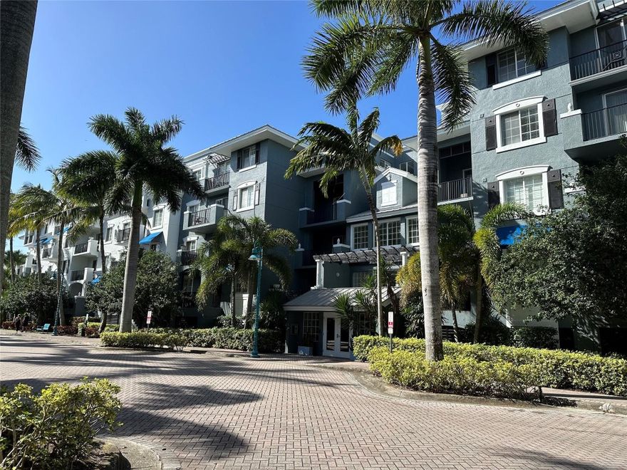 Welcome to Pineapple Grove Village just North of Downtown Delray Beach. This penthouse condo has 2 bedroom and 2 baths, 1 assigned garage parking spot and an extra air conditioned 5x7 storage room. Wood floors flow through out the unit. Second bedroom comes with a built-in office space and Murphy Bed. Professionaly wired surround sound in the family room. The kitchen has extra wall cabinets, added pantry, and upgraded granite and backsplash. Crown molding in all rooms. Relax on your balcony watching the sunsets overlooking the Ray Hotel. Clubhouse/pool, fitness center, sauna and onsite property manager. The location is perfect for all your needs. Restaurants, entertainment, coffee bars, and the beach. A/C 2016, WH 2014, W/D 2020.