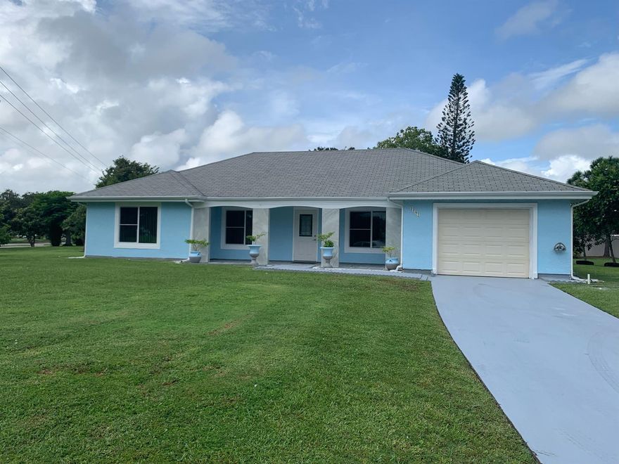 🌴 Charming 3-Bedroom Single Family Home on Spacious Corner Lot - East of US-1, Port St. Lucie 🌴Discover this inviting 3-bedroom, 2-bath single-family home perfectly situated on a large corner lot surrounded by lush tropical landscaping and abundant fruit trees. Enjoy the best of Florida living in a peaceful residential area east of US-1, just minutes to shopping, dining, parks, and beautiful beaches.✨ Features include:Bright, open living spaces with plenty of natural lightSpacious kitchen and comfortable bedroomsExpansive yard filled with fruit trees and room to relax or gardenConvenient location close to everything--Publix, restaurants, and the Treasure Coast beaches just minutes away