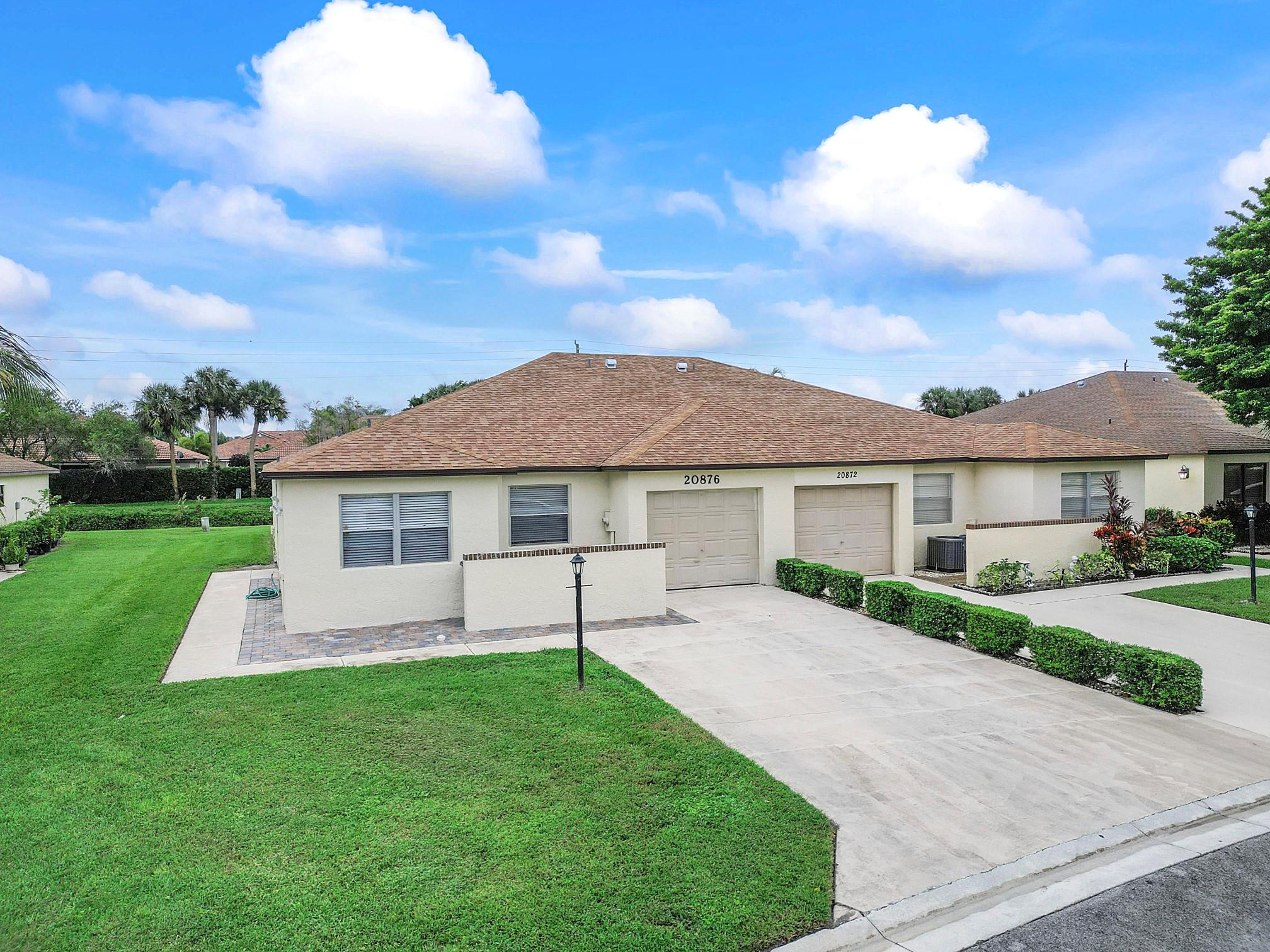 WOW, completely renovated 3 bedroom 2 bath townhouse/villa located in a quite and clean Boca Raton neighborhood with the LOW HOA (HOA fee includes cable and internet, landscaping, common grounds maintenance). NEW Kitchen Cabinets, NEW Appliances, and NEW Quartz Countertops, NEW A/C LARGE living area with open floor plan, 1 Car Garage. A private paver Backyard has the potential for pool. Move-in ready! Located just minutes from A-rated schools in Boca Raton. No pet restrictions. Community with pool, spa and tennis courts. School bus stops in the community.