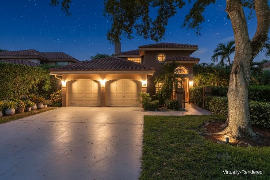 Welcome to this two-story home located in the sought-after Villages of Hillsboro neighborhood. This home boasts 3-bedroom, 2.5 bathroom, and a spacious two-car garage complete with an expansive driveway that offers ample parking for guests. As you step inside, you'll be greeted by a living room, accentuated by a wood-burning fireplace that adds ambiance to the space. The kitchen features granite countertops and stainless-steel appliances and the yard is big enough to build a pool. Additionally, the property enjoys direct access to the serene Villages of Hillsboro Park, providing a picturesque backdrop and an ideal setting for outdoor activities. This prime location is perfect for tennis enthusiasts, ensuring endless recreational opportunities right at your doorstep.