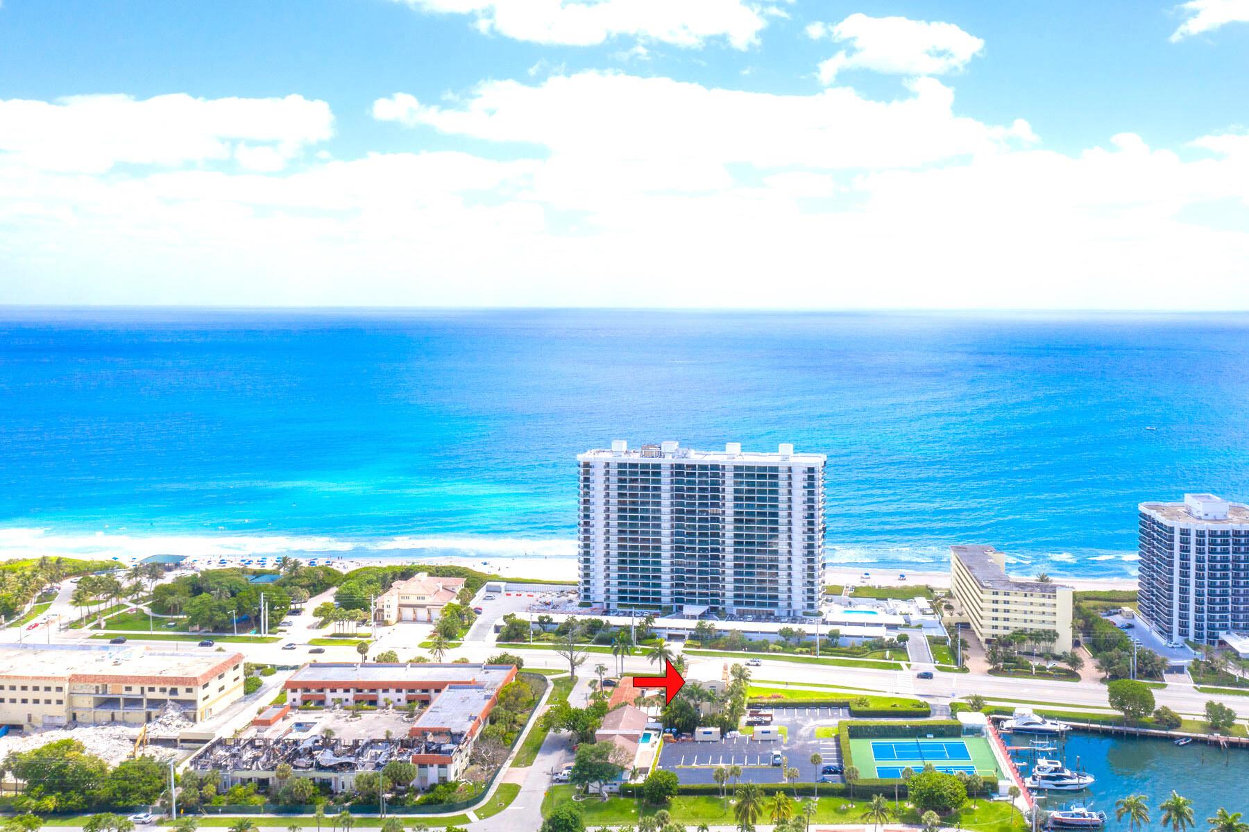 EASY RENTAL, BOCA RATON A1A OCEAN PRIME location. Gorgeous Boca Raton Beach Townhome 3 Bedrooms, 3.5 Baths. Watch the Ocean from your bed and breath pure air from your balconies. Elegantly decorated and furnished. Marble floors throughout, 1st floor has a private suit. Living room and dining on the second floor. 3rd floor have 2 bedrooms suites. Private elevator. Large chef's kitchen with island, granite counters,stainless appliances. Tropical backyard excellent for entertaining, intimate pool/Jacuzzi and grilling area. 2 car garage, plenty of storage and closets space. Property available to rent nightly, weekly, monthly. Call for access to other properties with no HOA residential and commercial for immediate occupancy. Thanks.