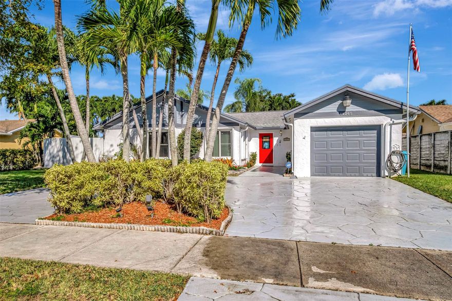 Welcome to this gorgeous move-in ready 4 bedrooms, 2 full bathroom single family home located in a very desirable Miami location.  Close to shopping, dining and entertainment, and great schools.  Only 2 miles to the Zoo Miami and 30 minutes to Miami International Airport.  Minutes to the Florida Turnpike and easy access to the Florida Keys.   1 car garage, impact windows, accordian shutters, full alarm system and a 40 foot screened in patio.  Perfect home for enterainment!  Large eat in kitchen featuring corian countertops and stainless steel appliances.  Tankless 2 year old water heater.   Bathrooms include Koler one piece toilets.  Roof 2018, AC 2023, Tankless Water Heater 2022, Refrigerator 2023, Electronic Panel Box 2022.  No HOA!