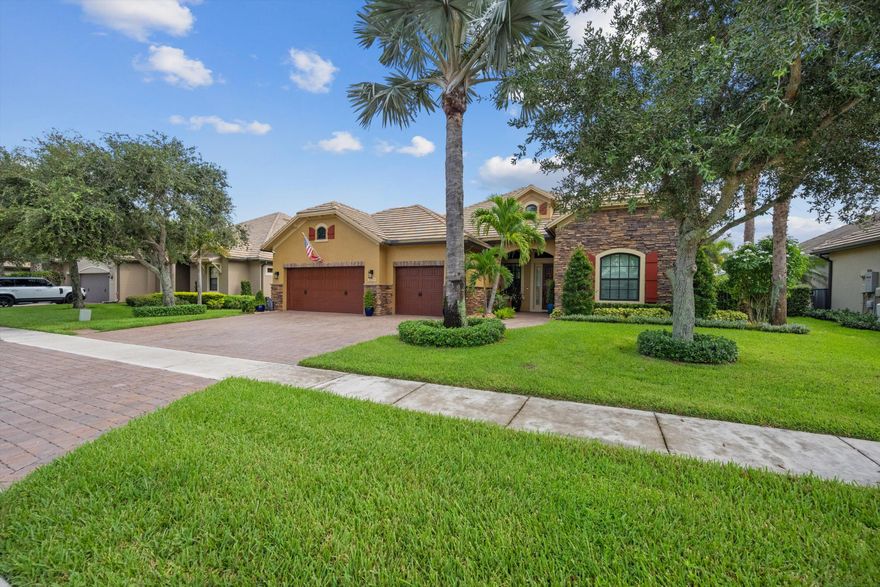 Step into elegance in this stunning Italian-inspired home nestled within Castellina, a prestigious gated community known for its charm and upscale amenities. Boasting a spacious single-story layout, this meticulously designed residence offers 3 bedrooms, 3 full bathrooms, plus a versatile office/den that can easily serve as a 4th bedroom--all within 2,561 square feet of beautifully crafted living space.The gourmet kitchen is a chef's dream, featuring top-of-the-line appliances, a natural gas range, and expansive island--perfect for entertaining or casual family meals. The open-concept design flows seamlessly into the living and dining areas, creating a welcoming environment for everyday living or hosting guests. Step outside to your private, fenced-in backyard oasis--ideal for entertaining