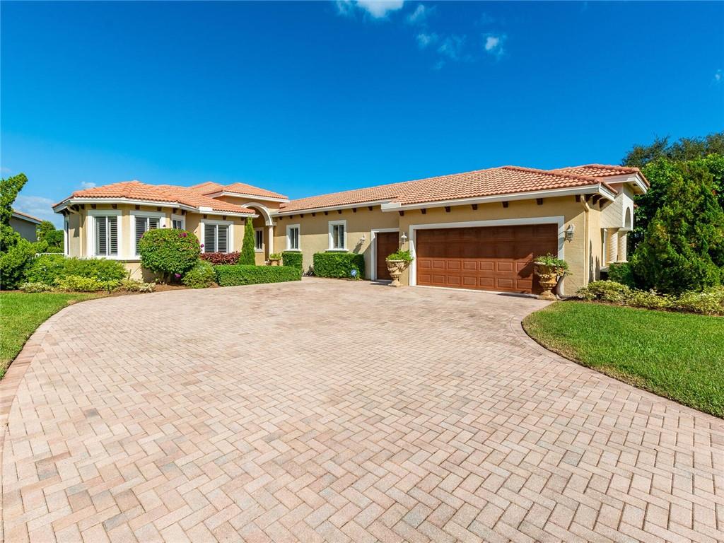 Magnificent 4-bedroom, 4 full bath pool home with exceptional long lake and golf course views. Partially furnished or unfurnished. Marble tile and soaring ceiling throughout. A spacious great room and wall of windows offers amazing views. Interior features include an open eat-in custom kitchen, double ovens and large island, formal dining room, huge master suite, abundant storage with build in closets in all bedrooms. An ideal location within minutes of downtown Delray and beaches, quick access to I-95 and FL turnpike. Gated Community.