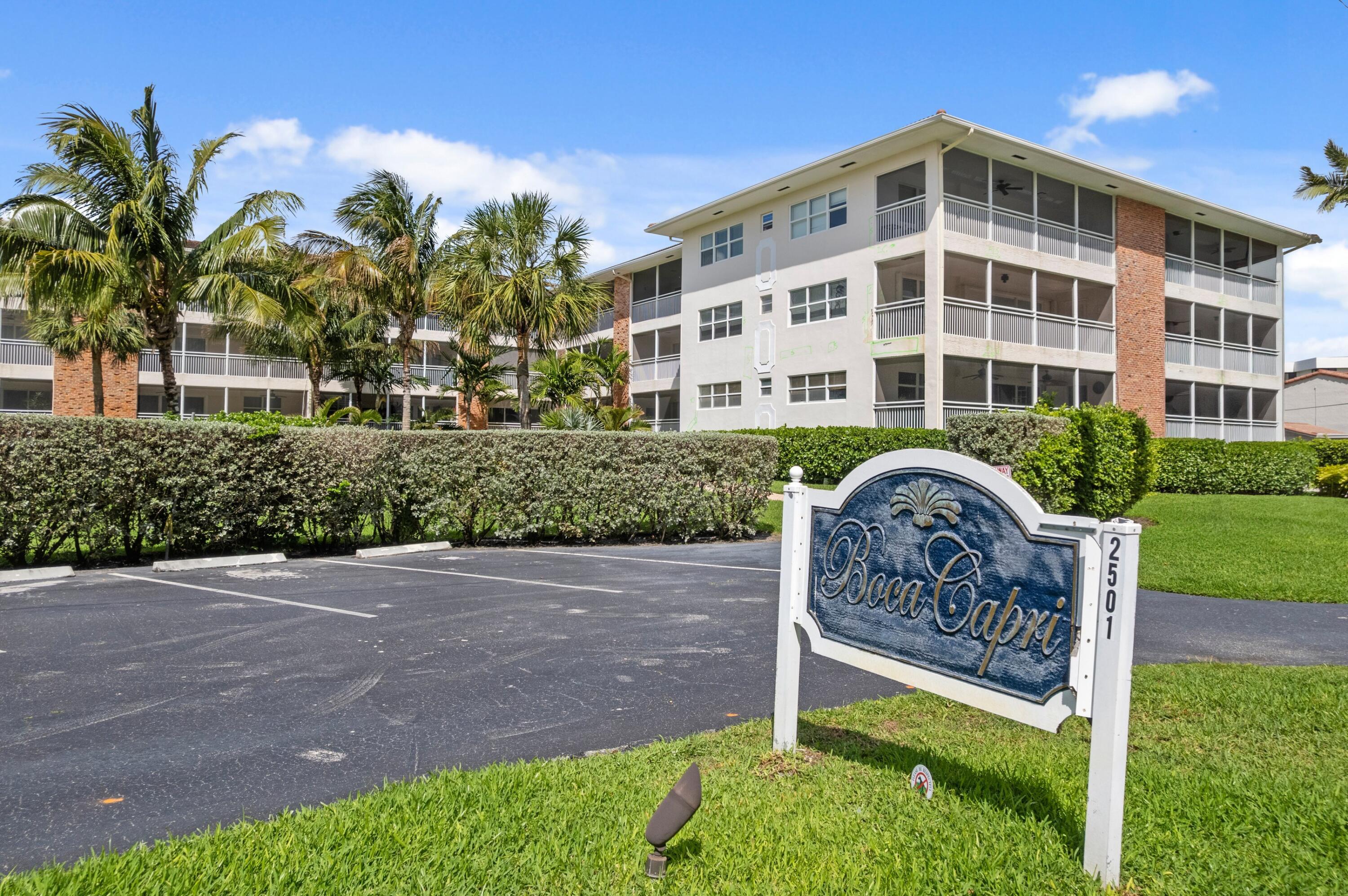 BOCA CAPRI CONDO APTS SLY 218 FT OF ELY - Residential