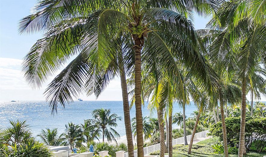 Seasonal 4 Month Min Oceanfront Southeast Annual Rental at L'Hermitage Building II. True 3 BR / 3 BTH, furnished, SE views of beach and resort. Great beachfront living. Marble flooring, over 2,000 SF not including two separate balconies, eat in kitchen, private laundry room, large open space for living and dining. Large master closet plus extra storage area in unit. All 3 bedrooms have ensuite full bathrooms. L'Hermitage resort-like complex offers over 10 acres of Oceanfront/Beachfront property with tennis, fitness, fenced complex, attended beach, pool deck cafe, spas, saunas, steam rooms, massage rooms, amazing walkability to many shops, restaurants, and places of worship. Minutes from Las Olas Boulevard/Downtown.