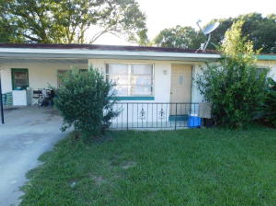 Great location in Fort Pierce with plenty of privacy and fenced in backyard. This home offers 3 bedrooms and 1 bathroom. 2 spaces under carport. Great opportunity for your first time home buyer or investor.