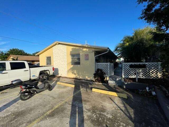Newly renovated 2/1 unit with central air, impact windows, centrally located, fenced courtyard.