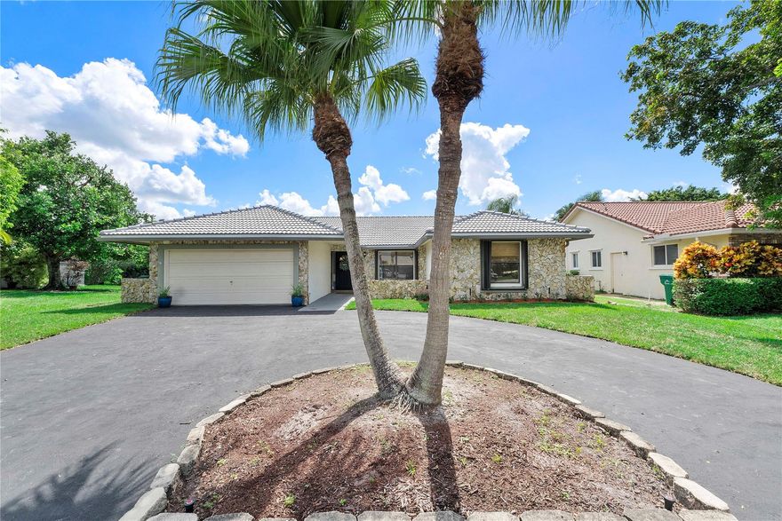 WOW! Single family home featuring four bedrooms and two bathrooms. It’s located on a cul-de-sac, so you get that nice quiet setting. There's a beautiful canal right behind the property with some pretty amazing water views from the pool and fenced patio. Inside, you’ve got tile floors throughout, new kitchen cabinets, separate dining rooms, master bedroom features two walk in closets and updated bathroom, inside laundry room with W/D the roof is brand new, and the home has hurricane shutters for safety, so no worries there. Plus, the landlord will be responsible for the pool and the lawn, so it’s pretty low maintenance for you! Good schools and neighborhood Home is vacant and can be occupied upon landlord's approval. WHAT MORE COULD YOU ASK FOR?