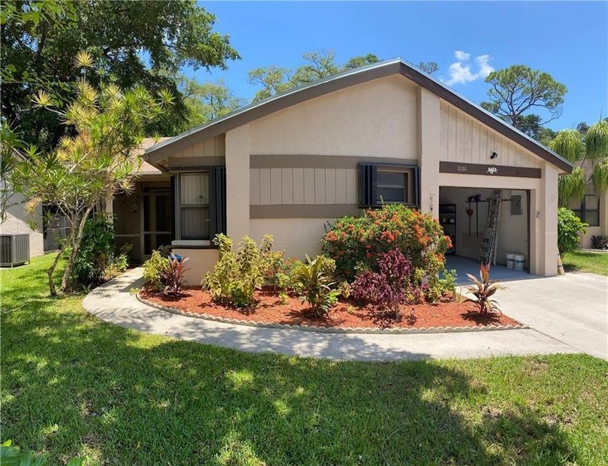 Beautifully updated 3 bedroom, 2 bathroom home in Sawgrass Village II of The Township. Upon entering, you will be captivated by the spacious living area with vaulted ceilings, skylights and tons of windows allowing for natural lighting. This home features new luxury vinyl floorings and an updated kitchen, complete with white shaker cabinets, quartz countertops & SS appliances. The bathrooms have been tastefully updated w/ white vanities & quartz countertops. This home features a split floorplan, the roof was replaced in 2020, central A/C replaced in 2020, split A/C units installed in 2020, accordion shutters & hurricane proof garage door for added protection. Great location, close to The Promenade of Coconut Creek, shops, dining, parks, and a short drive to the beach.