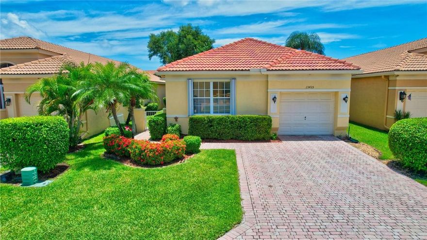 WELCOME TO THE EXCLUSIVE 55+ COMMUNITY OF VIZCAYA, CENTRALLY LOCATED IN THE HEART OF DELRAY BEACH. THIS HOME OFFERS 2 SPLIT BEDROOMS, 2 BATHS + A DEN/MEDIA ROOM THAT CAN BE CONVERTED TO A 3RD BEDROOM. THE PRIMARY SUITE INCLUDES LARGE WALK-IN CLOSET AND 2 SEPARATE VANITIES. HIGH CEILINGS THROUGHOUT! SPACIOUS GREAT ROOM FOR ENTERTAINING THAT BOASTS NATURAL LIGHT. ENJOY YOUR OWN PRIVATE HEATED POOL THAT IS FULLY SCREENED IN. ACCORDION SHUTTERS FOR WINDOW PROTECTION. NEW WATER HEATER, NEW A/C, NEW WASHING MACHINE, NEW REFRIGERATOR. VIZCAYA'S AMENITIES INCLUDE A RESORT-STYLE POOL, CLUBHOUSE, FITNESS CENTER, GUARDED GATE, TENNIS COURTS. This listing is subject to error, omission, and change without notice—buyer to verify all information.
