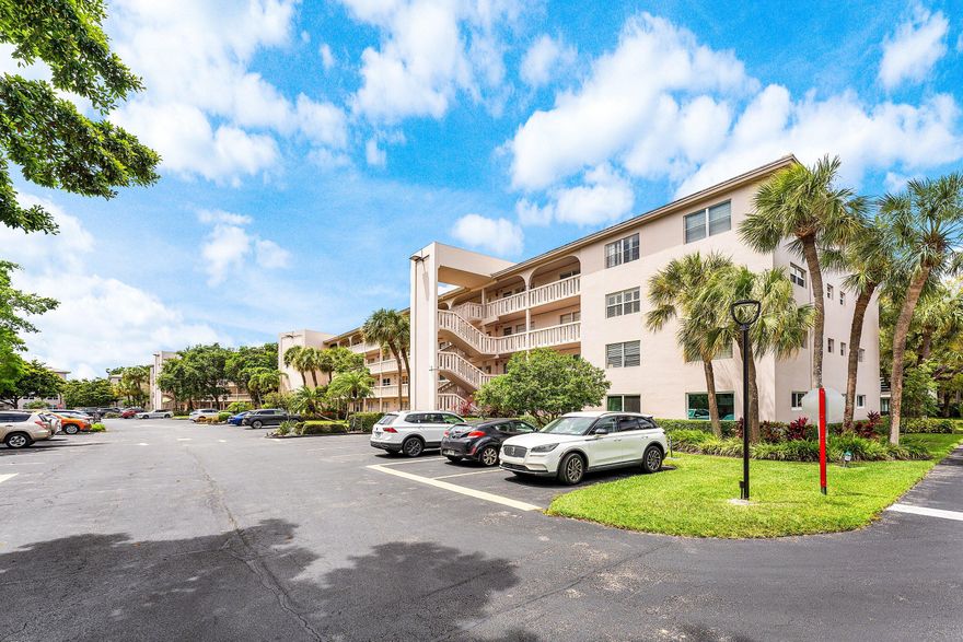 1st floor corner units don't come around often! This renovated home is ready for you to bring your furniture and enjoy everything this community offers! One of the premier condo communities in Coconut you will love living here. Enjoy the convenience of a full-size washer and dryer right in your unit. Located in Wynmoor, a highly sought-after 55+ community, residents are treated to a true resort-style lifestyle with a beautifully appointed clubhouse, on-site dining, theater, fitness center, golf, tennis, pickleball, and more. All of this just minutes from shopping, dining, and major highways, including the Turnpike, making everyday living and commuting effortless.