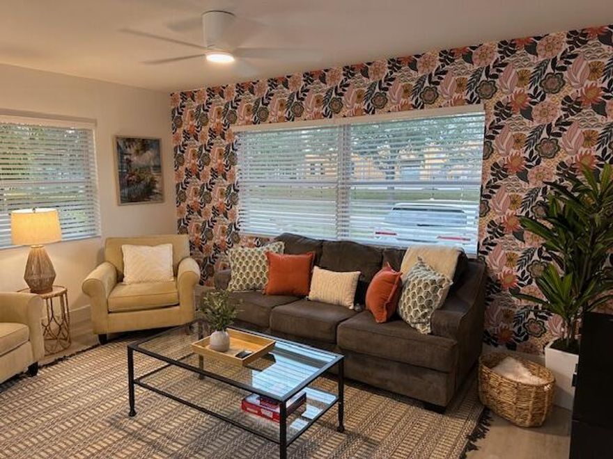 Welcome to your dream coastal retreat in North Palm Beach, Florida! This charming 2-bedroom,1-bathroom bungalow has been meticulously renovated and is fully furnished, offering a perfect blend of modern elegance and comfort. As you step inside, you'll be greeted by an open-concept living space adorned with contemporary finishes and sun-drenched rooms that exude warmth and tranquility. The gourmet kitchen boasts sleek countertops and state-of-the-art appliances, ideal for culinary enthusiasts who love to entertain. Each bedroom provides a serene escape with plush furnishings and ample closet space with the primary suite featuring a King bed and the guest a twin trundle. The updated bathroom feature spa-like touches that promise relaxation after a day enjoying the Florida sun. The bungalow has a private patio with a lovely table and chairs and a private grill for the perfect Florida evenings. There is also a shared patio for the three bungalows to use which features a shared laundry room with full sized washer/dryer and a second patio/common area with outdoor sofas and a hot tub.

Situated in an enviable location, this turnkey property allows you to embrace the vibrant coastal lifestyle effortlessly. Just minutes away, enjoy morning strolls for fresh coffee at local gems like Jupiter Donuts or savor mouth-watering meals at PA BBQ before exploring the breathtaking Intracoastal waterways nearby.

Whether you're seeking a seasonal residence or a short term vacation getaway, this bungalow offers unparalleled convenience with walkability to renowned restaurants and attractions. Don't miss out on this gem.