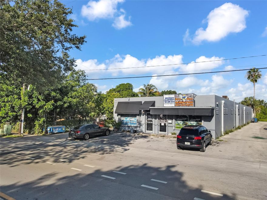 Attention Buyers!!! Hard to Find Stand Alone Building of 5000+/- sq ft with 50% 0ffice and 50% Warehouse and 5000+/- sq ft outdoor fenced storage area. Newer Roof, Remodeled Interior, Newer AC (office area only) Remodeled Kitchen Break Room. 4+/- Miles to Florida Turnpike and I-95