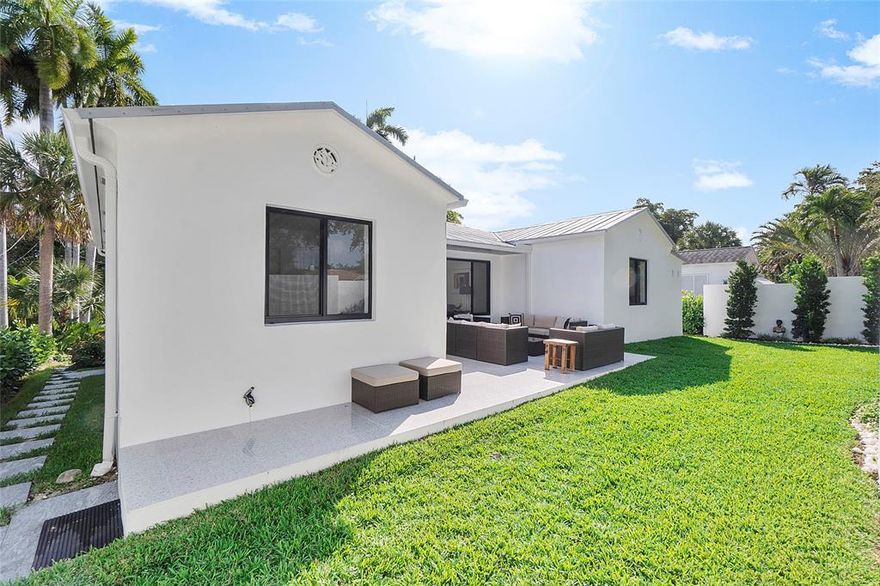 Superior Victoria Park location. Solid CBS structure with poured concrete subfloors. Modern sleek clean line interiors have transformed nearly every inch of the house and property. Elevated terrace overlooking gently sloping lawn provides a picturesque space for outdoor dining and relaxing. Space for pool installation. Privacy wall adds total privacy for the front yard, great for entertaining. Lower level includes a bedroom and bath, laundry room and family/game room. Furnishings are staged and are not included.