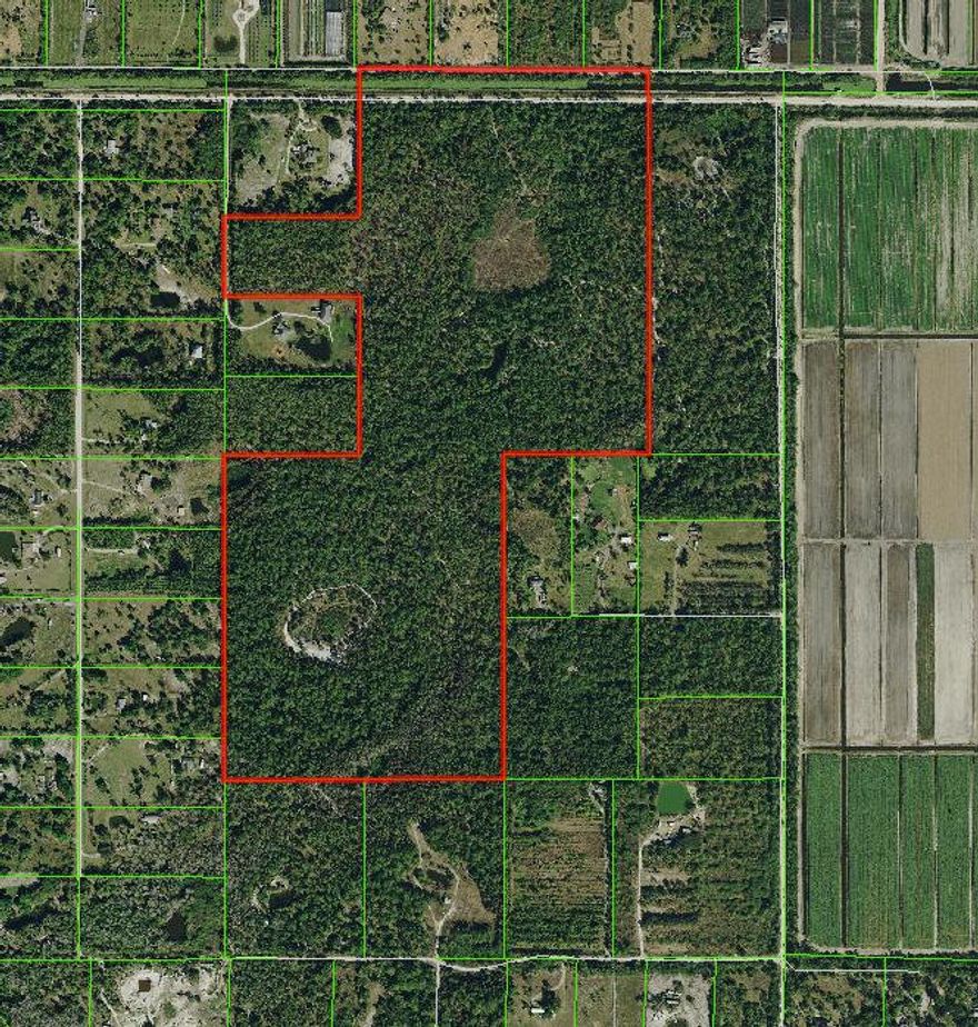 110 acres in Loxahatchee. Just West of West Lake. Rare opportunity of 110 acres in great Location