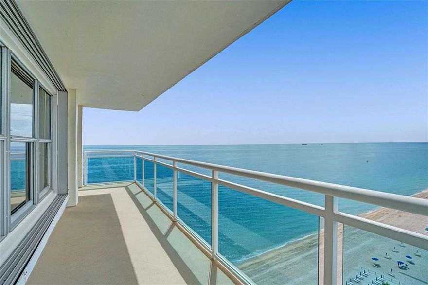 It's all about the view and this beautiful Southeast facing condo captures it all. Directly overlooking pristine white sand and the incredible Atlantic Ocean, this view is sure to take your breath away! This light and airy condo has impact windows, a spacious living area, gorgeous upgraded bathrooms and a stunning master bedroom with 2 large walk-in closets. Two allocated covered parking spaces and extra storage come with this unit. Playa Del Mar is conveniently located, with grocery stores, pharmacies, shopping, dining and bars all within close proximity. Amenities include a private beach area, a beautiful infinity pool overlooking the ocean, as well as 3 gyms, a Media Room, Billiards, Table Tennis and more. This place is a gem and won’t last long, don’t miss out on this rare opportunity!