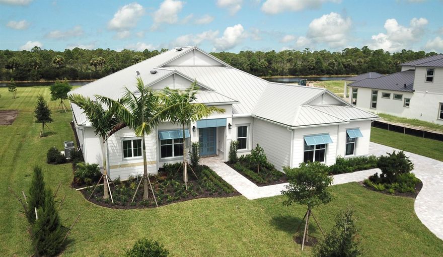 NEW CONSTRUCTION: Immediate Move In 4 Bedroom plus Den Estate Home on over an Acre of land in Jupiter.  This highly sought after Oakley home is a sprawling ranch home and has been adorned with top of the line designer finishes.  Wood look tiles flow seamlessly through the entire space.  Entertain in style in your deluxe chef inspired Gourmet kitchen with Kitchen Aide Double ovens and Gas cooktop.  Open the pocketing zero corner sliders and take the party outside.  The Lanai has been pre-plumbed for a future outdoor kitchen.  This home is a MUST SEE and has been priced to move!