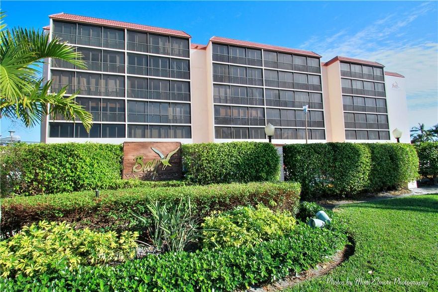 Charming Corner Unit in Bay Yacht Club Discover this updated 1-bedroom, 1-bath corner unit in the desirable Bay Yacht Club community. Featuring an open, modern kitchen and tiled floors throughout, this home offers a bright, airy feel. Enjoy the spacious, glass-enclosed balcony—perfect for a den or home office. The unit comes with a separate storage space for added convenience, along with one assigned parking spot and ample guest parking. Community amenities include a heated pool and barbeque area overlooking Lake Santa Barbara, a fully equipped exercise room, and a club room for social events. Pet-friendly (one pet up to 25 lbs) and just moments from the beach, shops, and dining. This is a must-see property!