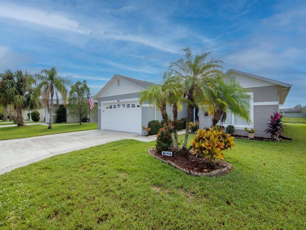 Lovely 3/2 home with a family room AND patio overlooking absolutely breathtaking lake views, great floor plan, newer appliances, makes this home highly sought after. Amenities....you ask? This active 55+ community has billiards, golf, tennis, 3 pools, pets, golf carts and a clubhouse. This home and community literally has it ALL,, so don't wait! Schedule a showing today.