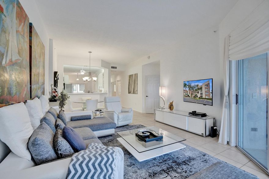 Beautiful Lakefront Condo in 55+ Granville – Kings Point. This charming 2-bedroom, 2-bathroom condo offers 1,500 sq. ft. of living space with stunning lake views. Located on the top (4th) floor, it features 10-foot ceilings and a walk-in laundry room with a full-size washer and dryer. The open-concept design, filled with natural light, creates a warm and inviting atmosphere. Enjoy the screened balcony overlooking the tranquil lake – perfect for morning coffee or evening cocktails while watching the sunset. As a Kings Point resident, you'll have access to a luxurious clubhouse, indoor and outdoor pools, a fitness center, theater, tennis, pickleball, billiards, BBQ/picnic area, and transportation services. This home is move-in ready. Schedule your visit today!