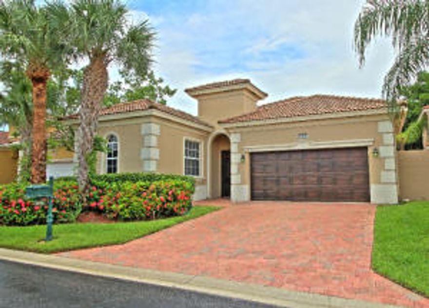 Beautiful single story 3 bedroom, 3 bath courtyard home with guest cottage in the highly desirable Addison Trace. Light and bright with upgrades galore! Home features include: Granite kitchen with stainless steel and energy efficient appliances, newer energy efficient AC & hot water heater. Addison Trace has a beautiful clubhouse and gym, community pool and tennis courts and is centrally located near shopping, restaurants, beach, I95, schools, theaters, hospital, downtown Delray, and Delray Marketplace