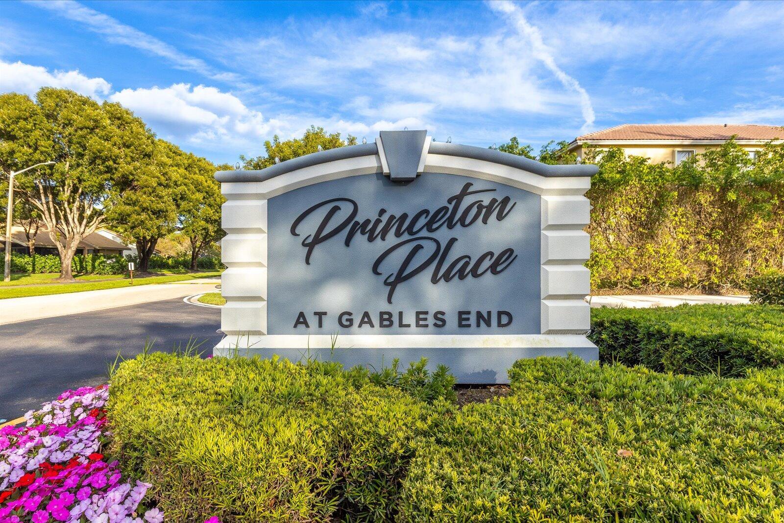 PRINCETON PLACE AT GABLES END - Residential