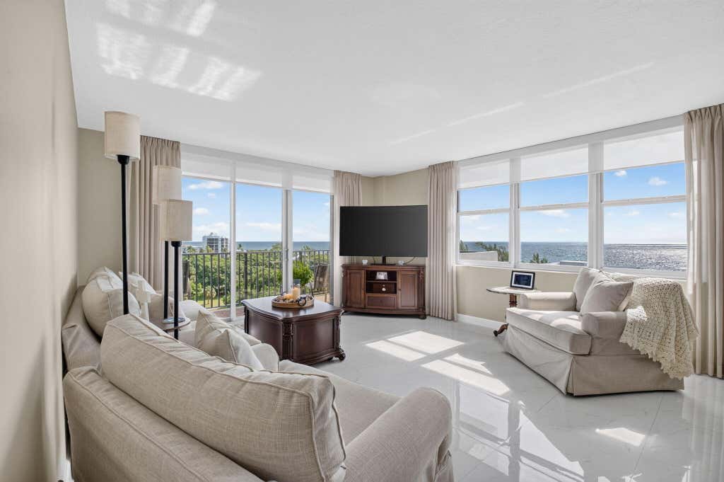 Photo of 2121 N Ocean Boulevard #1008E, Boca Raton, FL 33431 (MLS # B26061431)