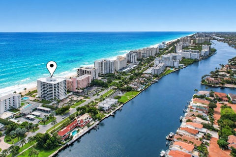 Tiny photo for 2917 S OCEAN Boulevard #1002, Highland Beach, FL 33487 (MLS # B26084240)